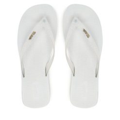 Japonki Melissa. Białe japonki Melissa, bez wzorów. Za 129.99 zł.
