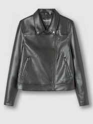 Pepe Jeans Kurtka w kolorze czarnym ze skóry syntetycznej rozmiar: XL. Czarne kurtki Pepe Jeans, xl, bez wzorów, z jeansu, bez kaptura. Za 238.45 zł.