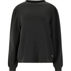 Bluza z rękawami balonowymi damska Athlecia Jillnana V2. Czarne bluzy Athlecia, bez wzorów, bez ramiączek, bez kaptura. Za 252.50 zł.