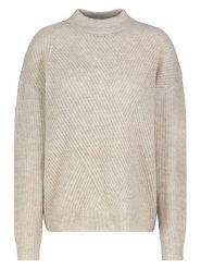 Eight2Nine Sweter w kolorze beżowym rozmiar: XS. Brązowe swetry Eight2Nine, xs, bez wzorów, ze splotem, bez ramiączek. Za 118.84 zł.