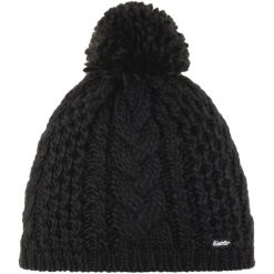 Czapka Eisbar Afra Pompon MÜ. Czarne czapki zimowe Eisbär, bez wzorów, z wełny, sportowe. Za 161.50 zł.
