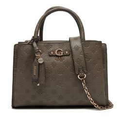 Torebka Guess. Brązowe torebki klasyczne Guess, z aplikacjami, bez dodatków. Za 469.99 zł.