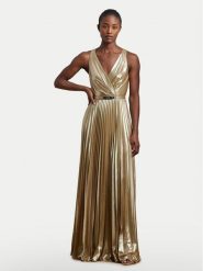 LAUREN RALPH LAUREN Sukienka wieczorowa 253963634001 Złoty Slim Fit. Żółte sukienki Lauren Ralph Lauren, bez wzorów, z syntetyku, wizytowe, bez kołnierzyka, bez ramiączek. Za 1,409.00 zł.