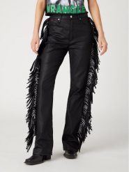 Wrangler Jeansy Wastward W2H3G2100 112326028 Czarny Bootcut Fit. Czarne jeansy Wrangler, bez wzorów, z bawełny. Za 449.99 zł.