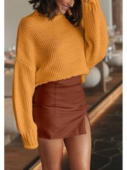 LA Angels Sweter w kolorze pomarańczowym rozmiar: XL. Pomarańczowe swetry LA Angels, xl, bez wzorów, z wełny, bez ramiączek. Za 152.99 zł.