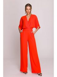 Stylove Kombinezon w kolorze pomarańczowym rozmiar: S. Pomarańczowe kombinezony Stylove, s, bez wzorów, bez kołnierzyka, bez ramiączek. Za 324.45 zł.