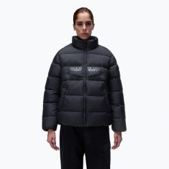Kurtka zimowa damska Napapijri Rf Puffer Open black 041. Czarne kurtki Napapijri, na zimę, bez wzorów, bez kaptura. Za 839.99 zł.