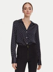 Guess Koszula W6YH23 W2946 Granatowy Regular Fit. Niebieskie koszule Guess, xxl, z aplikacjami, z syntetyku, bez kołnierzyka, bez ramiączek. Za 344.99 zł.