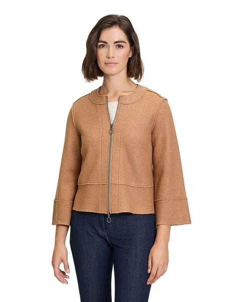 Betty Barclay Kurtka przejściowa w kolorze karmelowym rozmiar: 38. Brązowe kurtki Betty Barclay, bez wzorów, z wełny, bez kaptura. Za 145.26 zł.