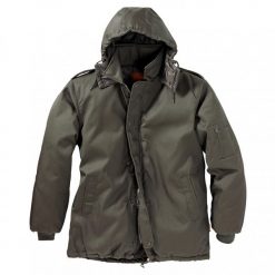 Parka Idaho Canada. Zielone płaszcze PERCUSSION, m, bez wzorów, z bawełny, bez kaptura. Za 281.00 zł.