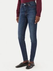 Tommy Jeans Jeansy Nora DW0DW23192 Granatowy Skinny Fit. Niebieskie jeansy Tommy Jeans, bez wzorów, z bawełny. Za 409.99 zł.