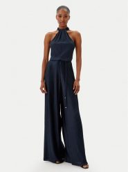 BOSS Kombinezon Exuma 50512907 Granatowy Relaxed Fit. Niebieskie sukienki Boss, s, bez wzorów, z syntetyku, bez kołnierzyka, bez ramiączek. Za 789.99 zł.