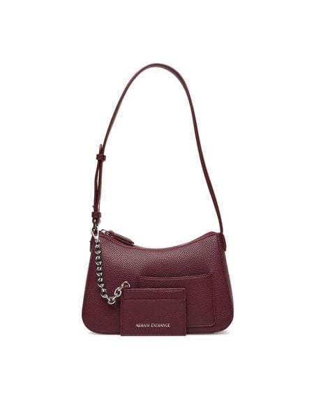 Armani Exchange Torebka XW001571 AF15625 UA343 Bordowy. Czerwone torebki klasyczne Armani Exchange, bez wzorów, ze skóry, bez dodatków. Za 419.99 zł.