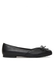 Caprice Baleriny 9-22109-46 Czarny. Czarne baleriny Caprice, bez wzorów, ze skóry, bez obcasa, bez zapięcia. Za 234.99 zł.