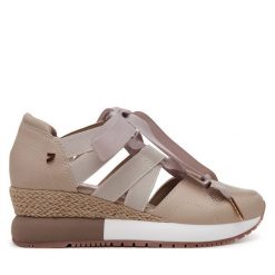 Espadryle Gioseppo. Brązowe espadryle Gioseppo, bez wzorów, bez obcasa. Za 309.99 zł.