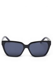 JENNY Okulary przeciwsłoneczne 4WF-024-SS25 Czarny. Czarne okulary przeciwsłoneczne Jenny, bez wzorów, z tworzywa sztucznego, plastikowe. Za 39.99 zł.