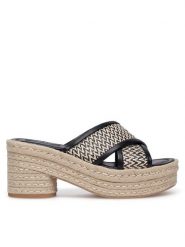 Nine West Espadryle WYL2734-1 Czarny. Czarne espadryle Nine West, bez wzorów, z materiału, bez obcasa. Za 229.99 zł.