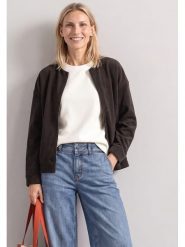 Street One Kurtka w kolorze ciemnobrązowym rozmiar: 42. Brązowe kurtki Street One, bez wzorów, street, bez kaptura. Za 249.95 zł.
