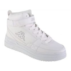 Buty Kappa Draydon W 243346-1014 białe. Białe buty treningowe bez wzorów, z gumy, za kostkę, bez zapięcia. Za 232.93 zł.