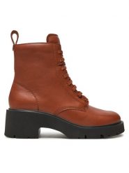 Camper Botki Milah K400577-011 Czerwony. Czerwone botki Camper, bez wzorów, ze skóry, bez obcasa, na płaskiej podeszwie, bez zapięcia. Za 649.99 zł.
