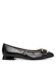 Caprice Baleriny 9-22101-45 Czarny. Czarne baleriny Caprice, bez wzorów, ze skóry, bez obcasa, bez zapięcia. Za 206.99 zł.