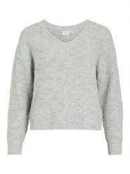 Vila Sweter w kolorze szarym rozmiar: XL. Szare swetry Vila, xl, bez wzorów, bez ramiączek. Za 129.95 zł.