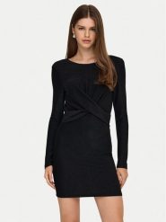 ONLY Sukienka koktajlowa Rich 15360278 Czarny Regular Fit. Czarne sukienki ONLY, xs, bez wzorów, z syntetyku, wizytowe, bez kołnierzyka, bez ramiączek. Za 129.99 zł.