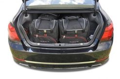 Torby Do Bagażnika Bmw 7L 2008-2015 4Szt Kjust. Czarne torby podróżne KJUST, bez wzorów, z kauczuku. Za 1,230.00 zł.