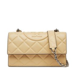Torebka Tory Burch. Brązowe kopertówki Tory Burch, bez wzorów, wizytowe, bez dodatków. Za 2,729.00 zł.