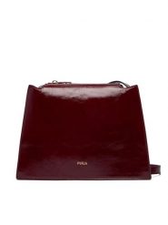 Furla Torebka Nuvola S WB01275 BX4100 CN 0053S Bordowy. Czerwone listonoszki Furla, bez wzorów, ze skóry, bez dodatków. Za 1,649.00 zł.