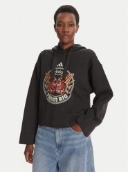 Adidas Bluza Farm JL8607 Czarny Loose Fit. Czarne bluzy adidas, xs, bez wzorów, z bawełny, bez kaptura. Za 239.99 zł.