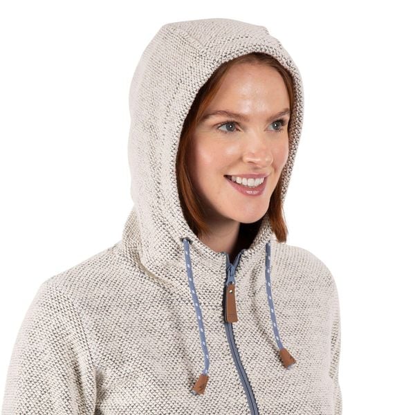 Bluza Z Kapturem Damska Ronee. Białe bluzy Trespass, l, bez wzorów, z materiału, z kapturem, trekkingowe. Za 468.99 zł.