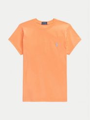 Polo Ralph Lauren T-Shirt 211898698029 Pomarańczowy Regular Fit. Brązowe t-shirty Polo Ralph Lauren, xxs, bez wzorów, z bawełny, bez kołnierzyka, bez ramiączek. Za 239.99 zł.