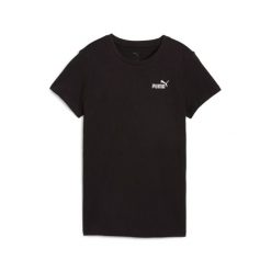Koszulka damska Puma Ess Small No. 1 Logo. Czarne t-shirty sportowe Puma, bez wzorów, bez ramiączek. Za 160.50 zł.