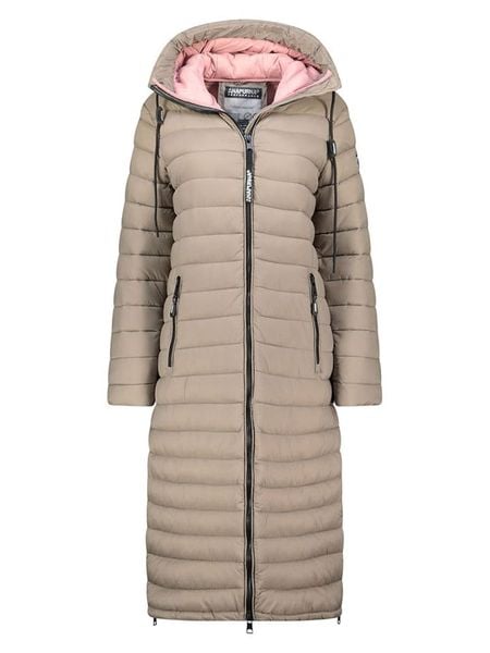 ANAPURNA Płaszcz pikowany "Azulana" w kolorze beżowym rozmiar: M. Brązowe płaszcze ANAPURNA, m, bez wzorów, bez kaptura. Za 401.25 zł.