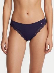 Tommy Hilfiger Figi klasyczne UW0UW06054 Granatowy. Niebieskie figi Tommy Hilfiger, bez wzorów, z syntetyku. Za 129.99 zł.