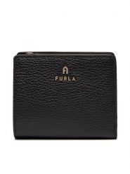 Furla Mały Portfel Damski Camelia S Compact Wallet WP00307-HSF000-O6000-1007 Czarny. Czarne portfele Furla, bez wzorów, ze skóry. Za 649.99 zł.