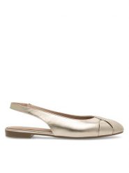 Lasocki Baleriny RST-IRENA-13 Złoty. Żółte baleriny Lasocki, bez wzorów, ze skóry, bez obcasa, bez zapięcia. Za 149.99 zł.