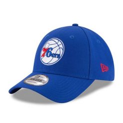 Czapka z daszkiem New Era NBA Philadelphia 76ers. Niebieskie czapki z daszkiem New Era, bez wzorów, sportowe. Za 186.50 zł.
