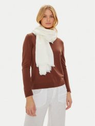 Guess Chusta AW5223 VIS03 Biały. Białe chusty Guess, z aplikacjami, z materiału. Za 329.99 zł.