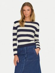 JDY Sweter Plum 15277223 Granatowy Regular Fit. Niebieskie swetry JDY, xl, bez wzorów, z wiskozy, bez ramiączek. Za 59.99 zł.