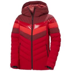 Damska kurtka puchowa Helly Hansen Imperial Puffy. Czerwone kurtki narciarskie Helly Hansen, na zimę, bez wzorów, z puchu, bez kaptura, narciarskie. W wyprzedaży za 1,247.35 zł.