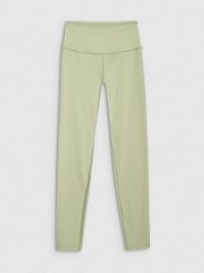 4F Legginsy sportowe w kolorze zielonym rozmiar: M. Zielone legginsy 4f, bez wzorów, z materiału, sportowe. Za 91.56 zł.