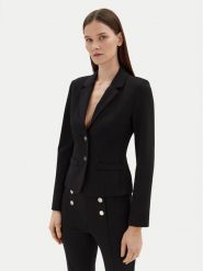 Motivi Marynarka Q602Q000735N Czarny Slim Fit. Czarne marynarki i żakiety Motivi, bez wzorów, z wiskozy, bez ramiączek. Za 229.99 zł.