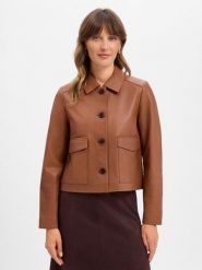 More & More Skórzana kurtka Kobiety skóra brązowy, 36. Brązowe kurtki More & More, bez wzorów, ze skóry, bez kaptura. Za 1,649.95 zł.