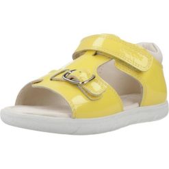Sandały GEOX B SANDAL ALUL Żółty. Żółte sandały Geox, bez wzorów, ze skóry, bez obcasa, bez zapięcia. Za 189.99 zł.