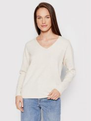ONLY Sweter Rica 15224360 Beżowy Relaxed Fit. Brązowe swetry ONLY, m, bez wzorów, z syntetyku, bez ramiączek. Za 69.99 zł.