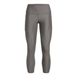 Damskie legginsy z wysokim stanem Under Armour HeatGear. Szare legginsy Under Armour, bez wzorów, z materiału. Za 277.35 zł.