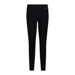 Legginsy damskie turystyczne CMP. Czarne legginsy CMP, bez wzorów, sportowe. Za 159.99 zł.