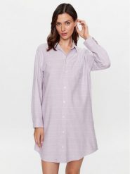Lauren Ralph Lauren Koszula nocna ILN32271 Fioletowy Regular Fit. Fioletowe koszule nocne Lauren Ralph Lauren, xs, bez wzorów, z bawełny, bez ramiączek. Za 519.99 zł.